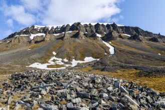 Mountain, rock, Longyearbyen, Spitsbergen, Svalbard