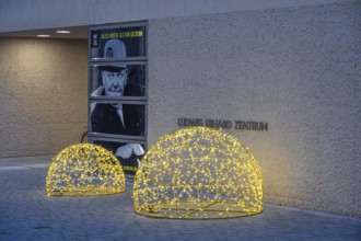 Entrance to Ludwig Erhard Center, opened in 2018, Ludwig-Erhard-Straße 6, Fürth, Middle Franconia,