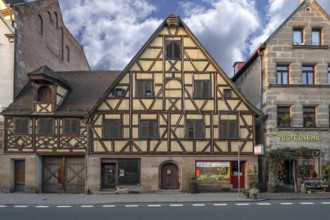 Historic half-timbered house, around 1650, residential building, formerly with restaurant,