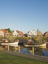 Kutterhafen, Greetsiel, Gemeinde Krummhörn, East Frisia, Lower Saxony, Germany