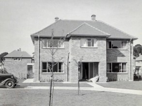 Married Quarters housing for Naval officers, thought to be Devonport, Plymouth, Devon, England, UK