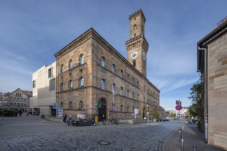 Town Hall, built 1840 to 1844, the tower is a replica of the Palazzo Vecchio in Florence, Königstr