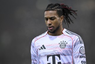 Michael Olise FC Bayern Munich FCB (17) portrait Voith-Arena, Heidenheim, Baden-Württemberg,