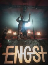 Singer Matthias Engst from Engst live on 10-year anniversary tour tour at Berlin's Astra Kulturhaus