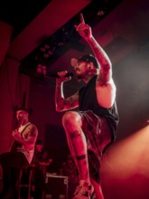 Singer Matthias Engst and guitarist Ramin Tehrani from Engst live on 10-year anniversary tour tour