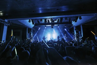 Singer Matthias Engst, bassist Chris Wendel, drummer Yuri Cernovolov and guitarist Ramin Tehrani