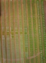 Pattern of solar system frames in fields, from a bird's eye view, Energiewende, construction of PV