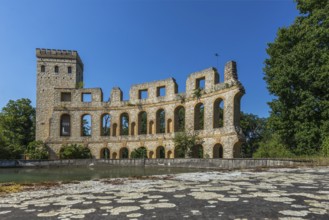 Norman tower with the wall of a Roman theatre, Sanssouci, Potsdam