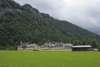 Neues Bad, Hans Seidel Foundation Building, Wildbad Kreuth, Tegernsee Valley, Upper Bavaria,