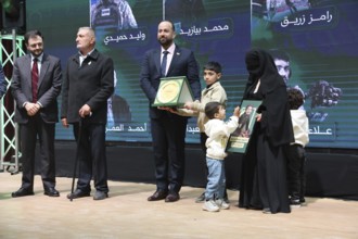 DAMASCUS, SYRIA - DECEMBER 6, 2025: Ministers and high-ranking officials of the newly formed Syrian