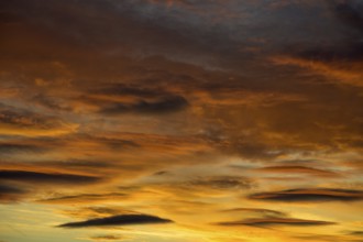Clouds in the evening, Berndorf, Lower Austria, Austria