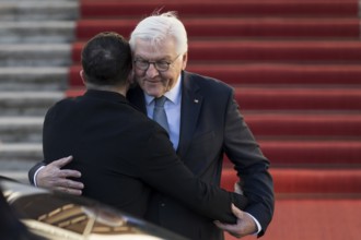 Volodymyr Zelensky (President of Ukraine) and Frank-Walter Steinmeier (President of the Federal