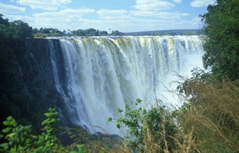 Victoria Falls, Zambezi, Zimbabwe, Africa, June 2000, vintage, retro, old, historic
