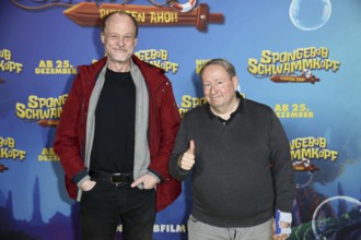 Peter Flechtner and Sven Plate - German premiere of SpongeBob SquarePants: Pirates Ahoy!, cinema in