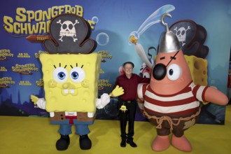 Santiago Ziesmer, German dubbing voice of SpongeBob - German premiere of SpongeBob SquarePants: