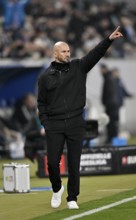 Goal cheers coach Christian Ilzer TSG 1899 Hoffenheim gesture PreZero Arena, Sinsheim,