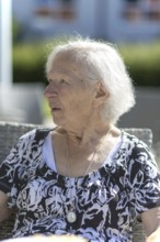 86-year-old woman, retirement home, Jettingen, Baden-Württemberg, Germany