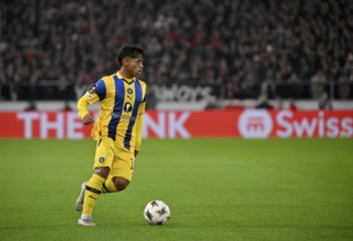 Aufwaermen Training Itamar Noy Maccabi Tel-Aviv FC (30) portrait Europa League, MHPArena, MHP Arena