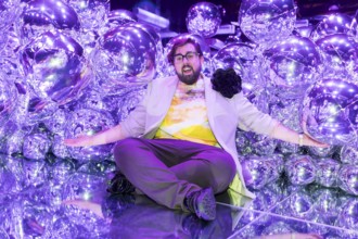 Steven Preisner at the opening of Bubble Planet - The Adventure Museum for All Senses at Arena