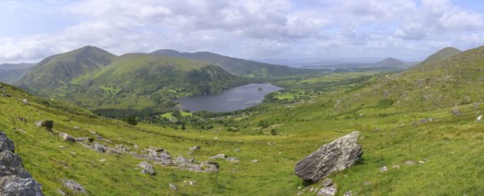 Glanmore Lake, drive to Healy Pass, Coolcreen, Glanmore, Kerry, Ireland