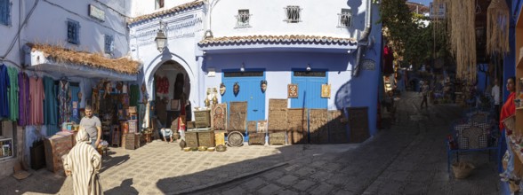 MAR, Chefchaouen, Medina, Pano
