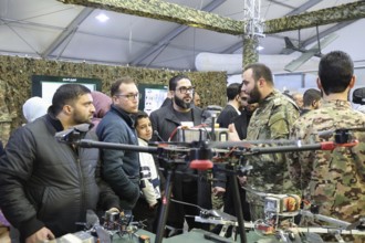On 07 December 2025, in Damascus, Syria, a military exhibition showcased armored vehicles, weapons,