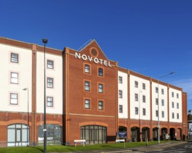 Novotel Ipswich Centre hotel building, Ipswich town centre, Suffolk, England, UK