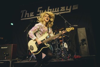 Charlotte Cooper, singer and bass player from The Subways live on For Eternity Tour 2025 at Hole44