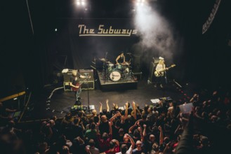 Billy Lunn (singer and guitarist), Camille Phillips (drummer) and Charlotte Cooper (singer and