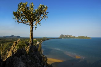 Panoramic view from Wat Khao Chong Krachok, Prachuap Khiri Khan, Prachuap Khiri Khan Province,