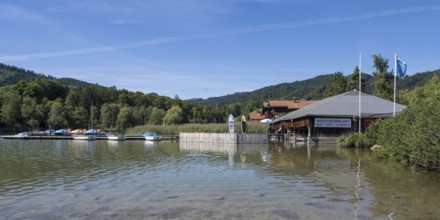 Bootsverleih am Schliersee, Ortsteil Freudenberg, Schliersee, Upper Bavaria, Bavaria, Germany