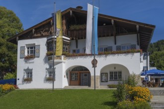 Town Hall, Schliersee, Upper Bavaria, Bavaria, Germany