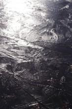 Frozen lake, ice structure, winter, Germany