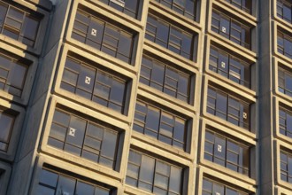 Iconic Sirius building, brutalism style on Sydney Harbour, vacant brutalist residential building in