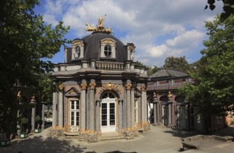 Sun Temple, New Palace, Hermitage in Bayreuth, Upper Franconia, Bavaria, Germany