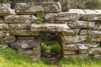 Prehistoric Palli-Lakka dragon house Drakospita near Styra, island of Euboea or Evia, Greece