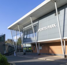 Sports Park building, Streatham Campus, University of Exeter, Exeter, Devon, England, UK