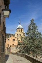 Cathedral church of San Salvador, historic buildings in medieval village of Albarracín, Teruel