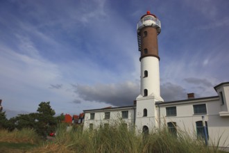 Timmendorf lighthouse on the island of Poel on the Baltic Sea, Northwest Mecklenburg district,