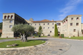 El Monasterio de Boltaña, former monastery now hotel and spa, Boltana, Huesca province, Aragon,