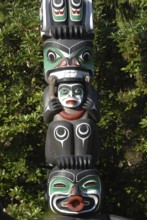 Totem, Totem Pole, Stanley Park, Vancouver, British Columbia, Canada