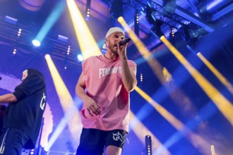 Mal Élevé (Pablo Charlemoine), singer of Irie Révoltés live on Irieunion - Le Re-Tour pour une