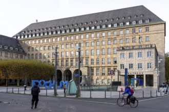 Photo spot with Bochum lettering in front of Bochum City Hall, North Rhine-Westphalia, Germany