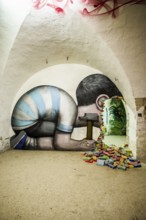 Street art, graffiti, MAUSA VAUBAN, Museum of Urban Art and Street Art, Vauban Fortress