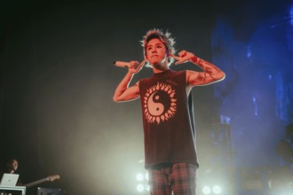 Singer Takahiro Moriuchi from One Ok Rock live on Detox European Tour 2025 in Berlin's