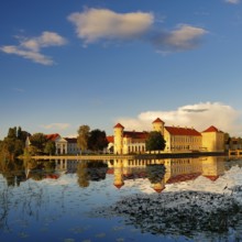 Rheinsberg Castle, lakeside with Lake Grienerick, Ostprignitz-Ruppin district, prime example of