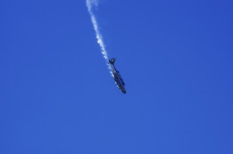 A Pilatus P-2 from Pilatus Flugzeugwerke AG with registration D-ETHN during a flight demonstration