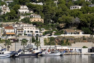View of the port of Jávea or Xàbia, Alicante Province, Comunidad Valenciana, Spain
