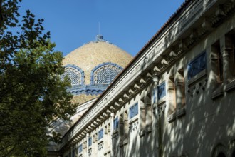 Vichy, listed as World Heritage by UNESCO. Thermal spa, the neo-Moorish Centre Thermal des Domes,