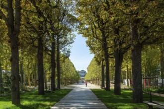 Vichy, listed as World Heritage by UNESCO. The Source Park. Allier. Auvergne Rhone Alpes. France
